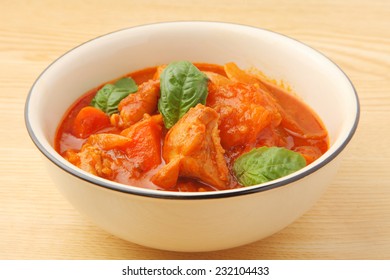 Chicken With Tomato Stew