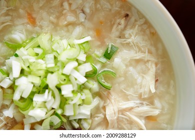 Chicken And Vegetable Rice Porridge 