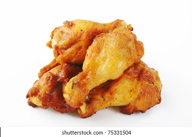 Chicken Wing Isolated On White Background