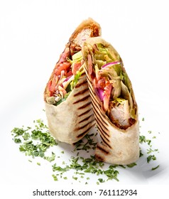 Chicken Wrap ISOLATED