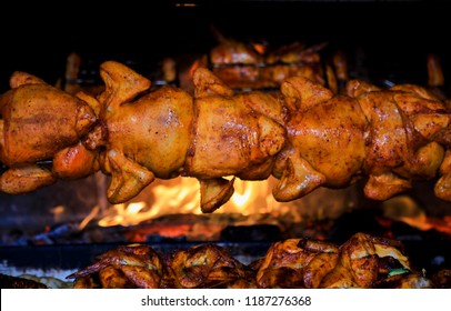 Chickens Rotisserie, Roasted Chicken