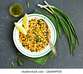 Chickpea And Mint Salad.