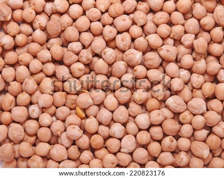 Chickpeas background