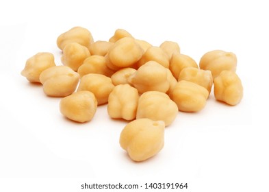 Chickpeas Isolated On White Background