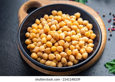 Chickpeas Turkish Peas Boiled Chickpea Legume  Fresh Healthy Meal Food Diet Snack On The Table Copy Space Food Background Keto Or Paleo Diet Veggie Vegan Or Vegetarian Food