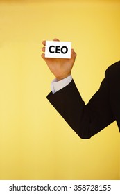 chief executive  officer - Shutterstock ID 358728155