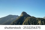 Chief Mountain View from Above. Squamish, BC, Canada. Canadian Nature Landscape Background