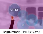 CHIEF - technology and business concept