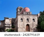 Chiesa di san giovanni degli eremiti, palermo, sicily, italy, europe