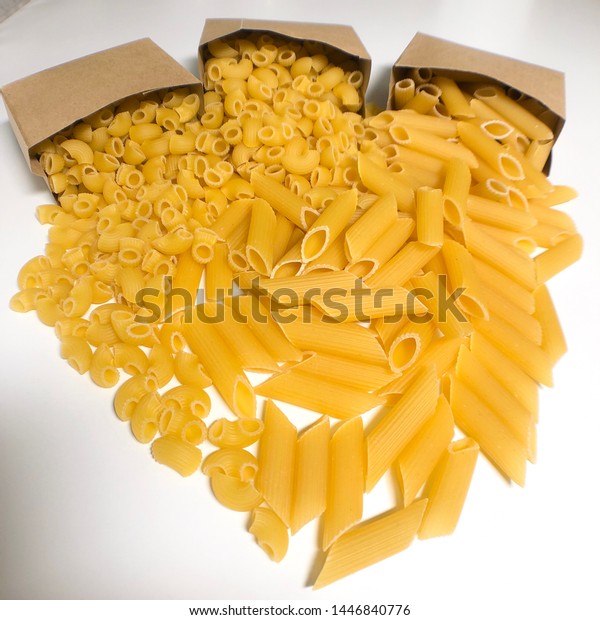 Download Chifferini Penne Rigate Pasta Brown Paper Stock Photo Edit Now 1446840776