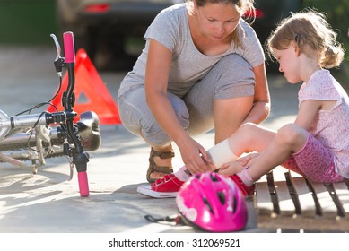 Child After Bicycle Accident