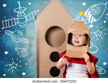Child astronaut.