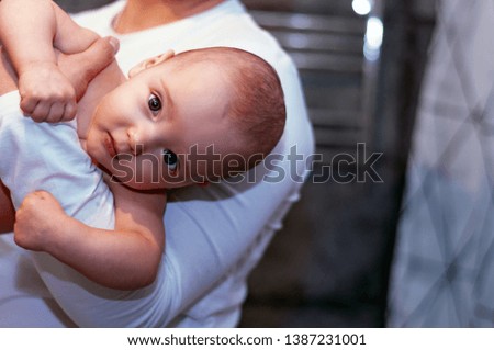 Similar – Baby taking feeding bottle