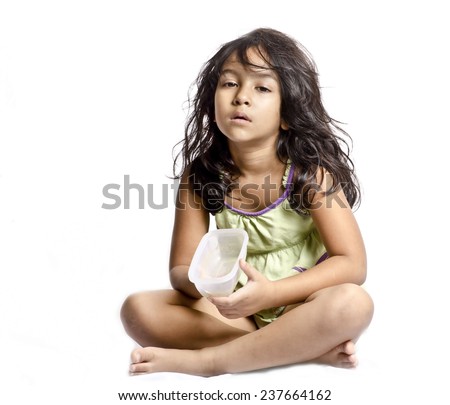 A child beggar