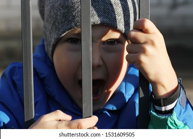 Child Behind Fence Orphanage Stock Photo 1531609505 | Shutterstock