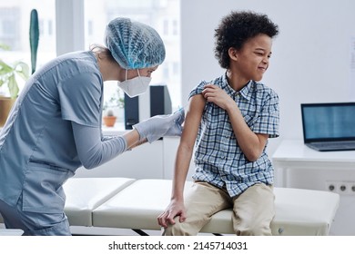 Child Being Afraid Of Injection