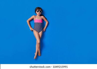 child swimsuit modeling