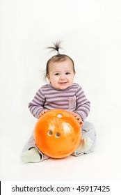 Child With A Bowling Ball