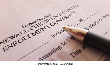 Child Care Enrollment Form