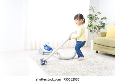 Child Cleaning Room