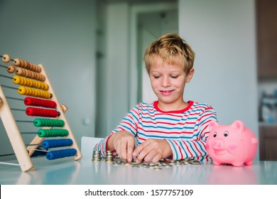 Child Giving Saved Money Boy Holding Stock Photo (Edit Now) 1533483080