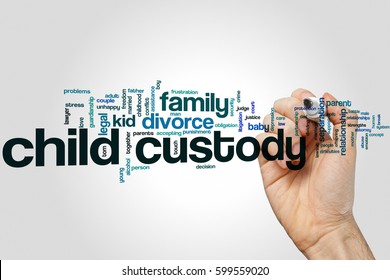 Child Custody Word Cloud