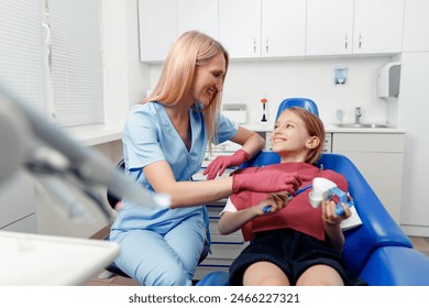 child Dental treatment, Teeth healthcare, Professional stomatology kid, dental clinic, highlighting good dental care, child patient - Powered by Shutterstock