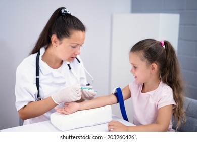 Child Doctor Medical Blood Test And Check