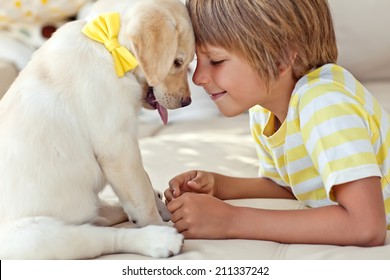 Child With Dog