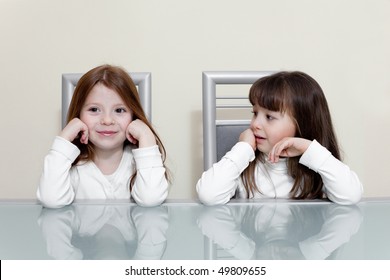 42 Two Girls Laughing Animated Images, Stock Photos & Vectors ...