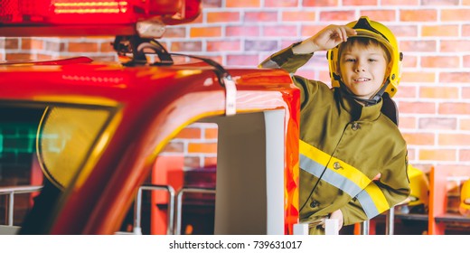 Child Firefighter play