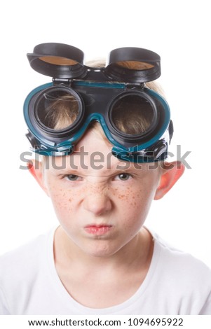 Similar – Child with magnifying glass