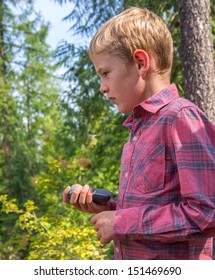 Child Geocaching