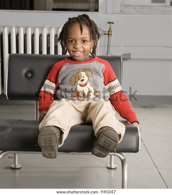 Seriously! 41+  Facts About Child Sitting In Chair: Child sitting on a chair with a book, on white background.