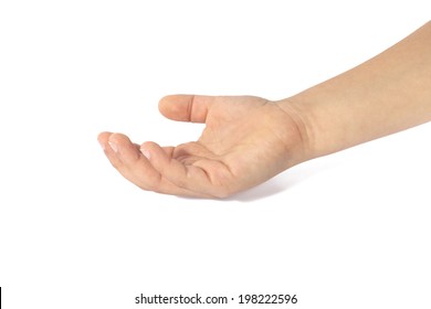 Child Hand Taking Position