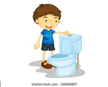 91 Flush Toilet Cartoon Stock Photos, Images & Photography | Shutterstock