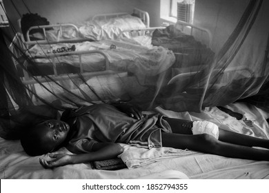 A Child Inside Hospital In Juba, South Sudan On July 1st 2014