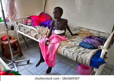 A Child Inside Hospital In Juba, South Sudan On July 1st 2015
