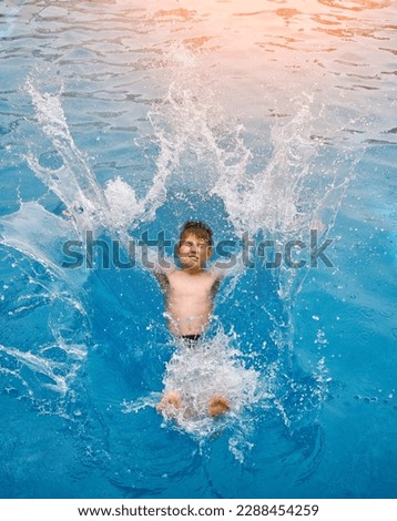 Similar – Image, Stock Photo Fun in the water Life