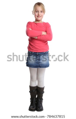 Similar – Image, Stock Photo up on ^^ Child Girl Legs