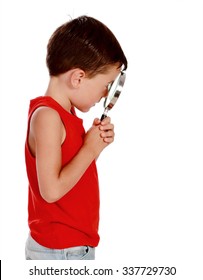 Child With A Magnifyent Glass