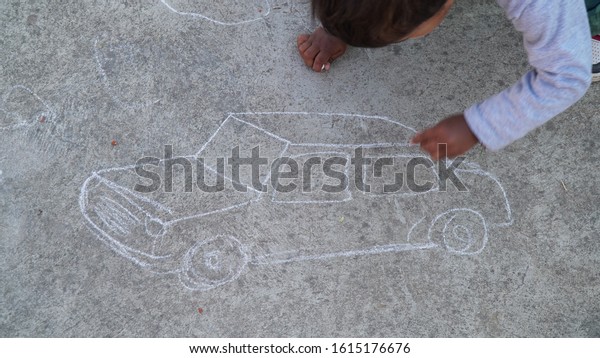 child making car, Reengus, Sikar,\
Rajasthan, India,\
14-January-2020