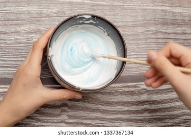 Child Making Slime