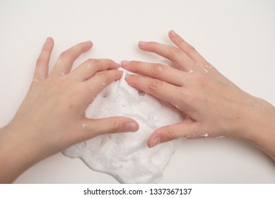 Child Making Slime