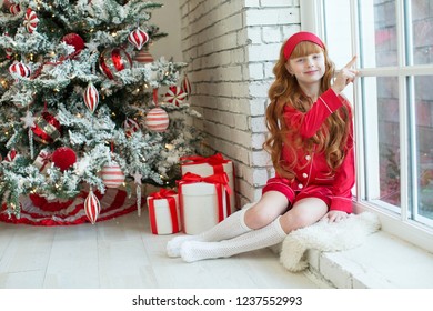 Child on Christmas 
