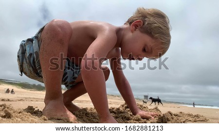 Similar – Image, Stock Photo hole-in-sand Lifestyle