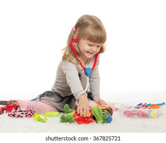 The Child Playing In The Doctor