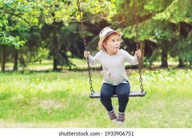 Child Playing Open Playground Little Happy Stock Photo 1933906751 ...