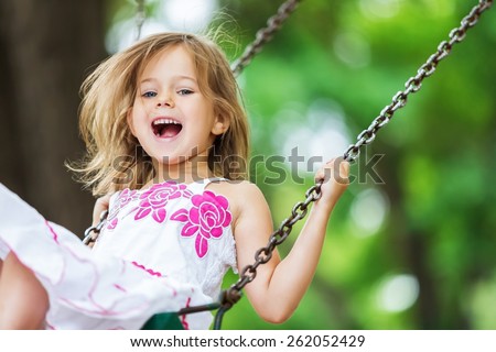 Child, Playing, Playground.