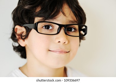 Child Portrait With Eye Glasses